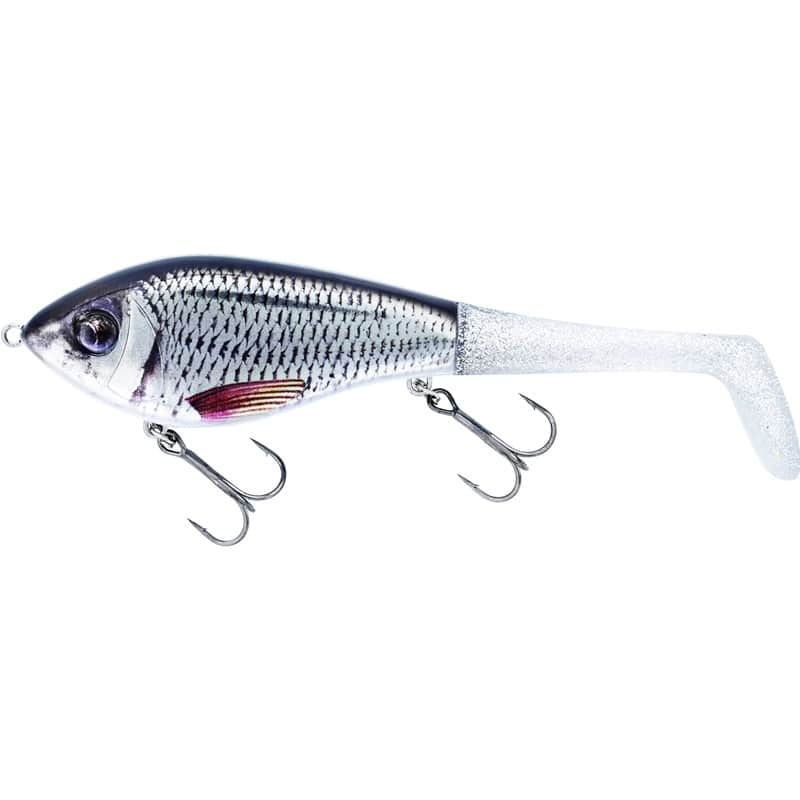 Westin Swim Tail 12cm 68g Sinking Real Roach 1 Body 2 Tails