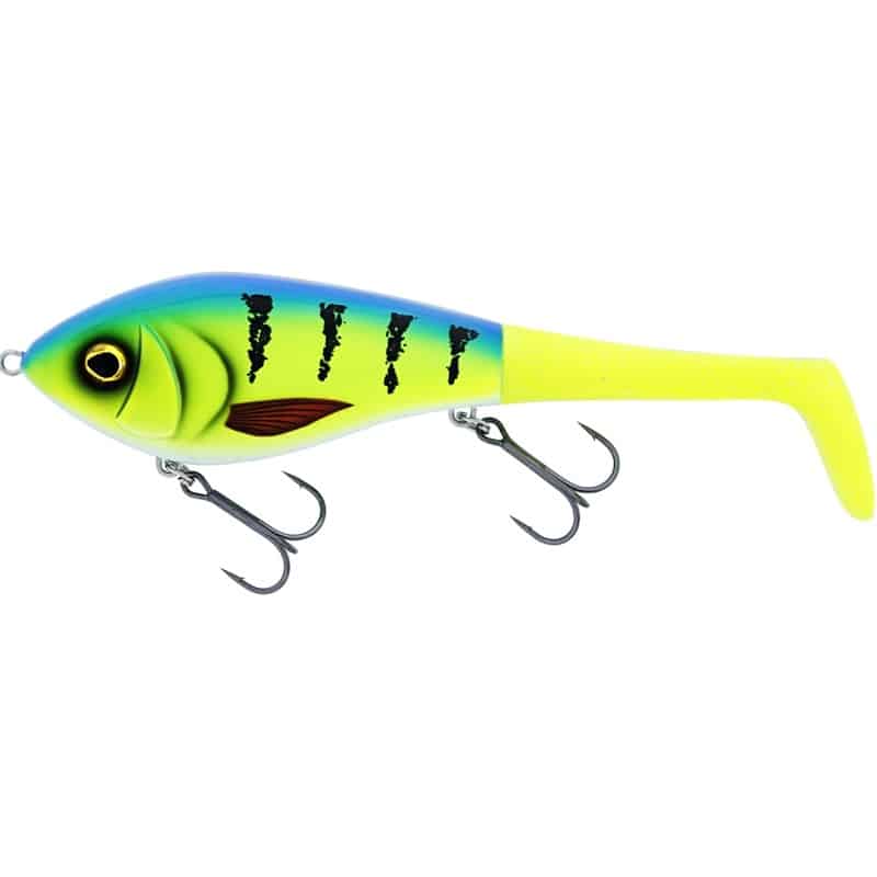 Westin Swim Tail 12cm 68g Sinking Striped Bluegrass 1 Body 2 Tails
