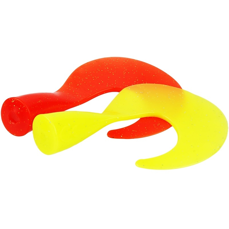 Westin Swim Tail Spare Curltail 9cm 8g - Fluo Orange/Fluo Yellow 2pcs
