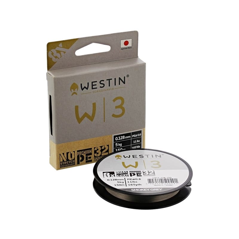 Westin W3 8 Braid Smokey Grey 150m 0