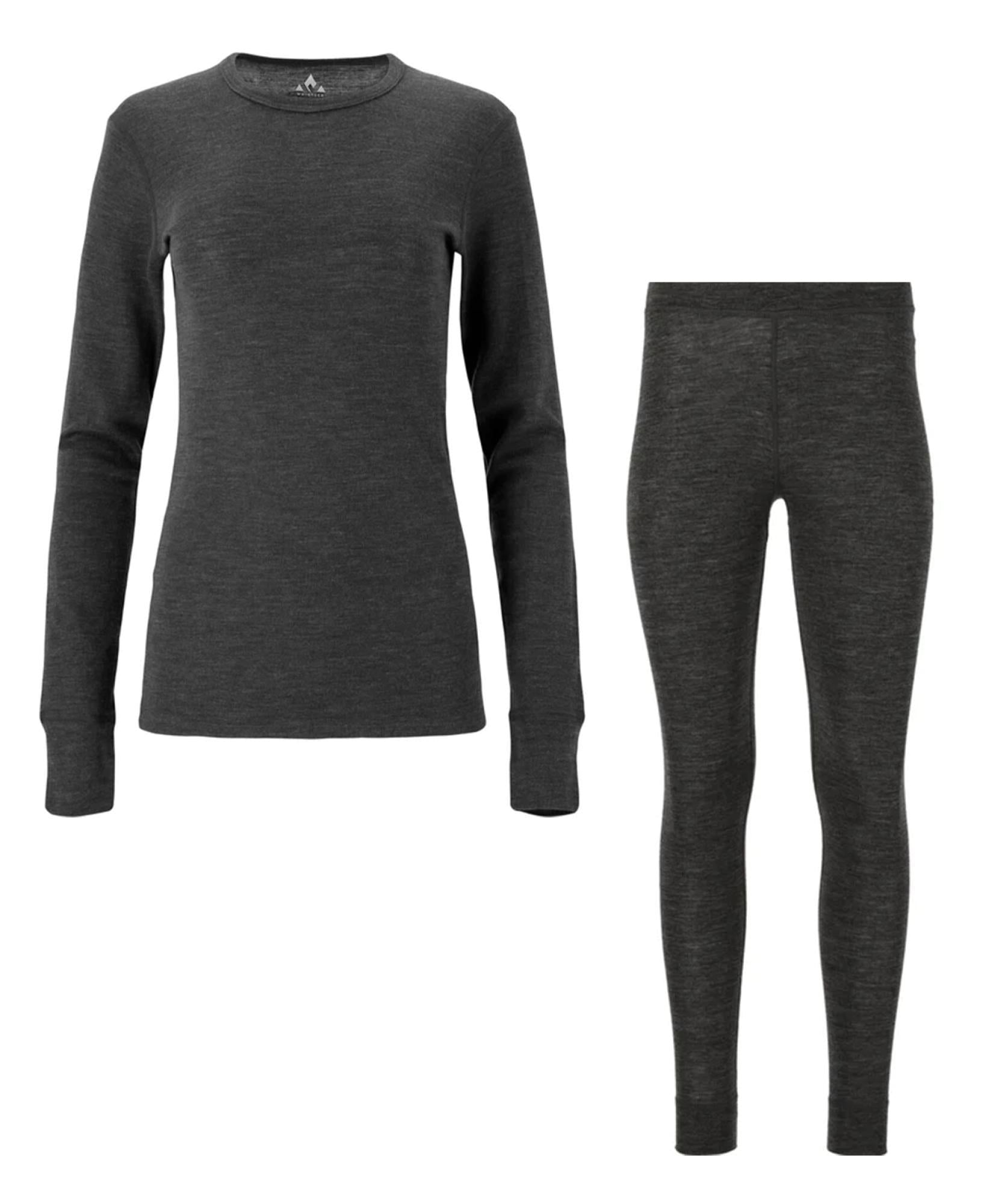 Cerro W Merino Wool Baselayer Set Black