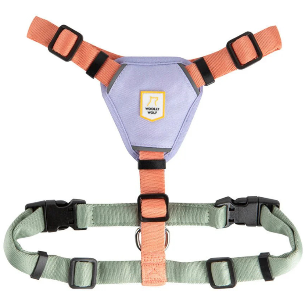 Color Block Harness XXS-S Salmon Pink Mix