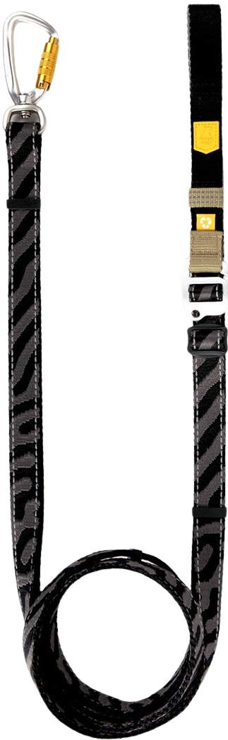 Roam Adjustable Leash Black Ripple