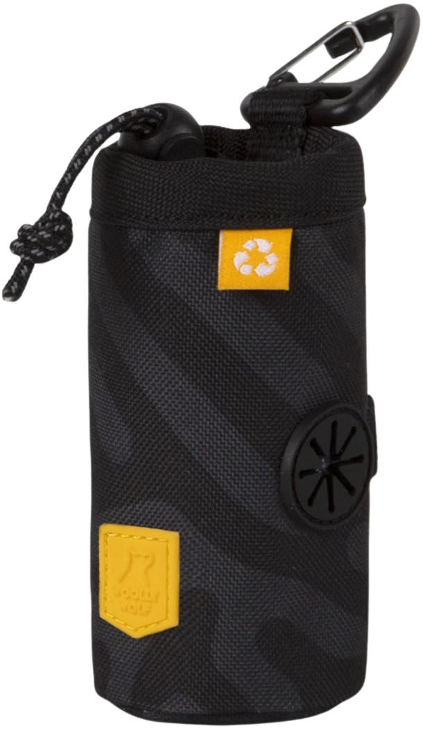 Roam Poop Bag Holder Black Ripple