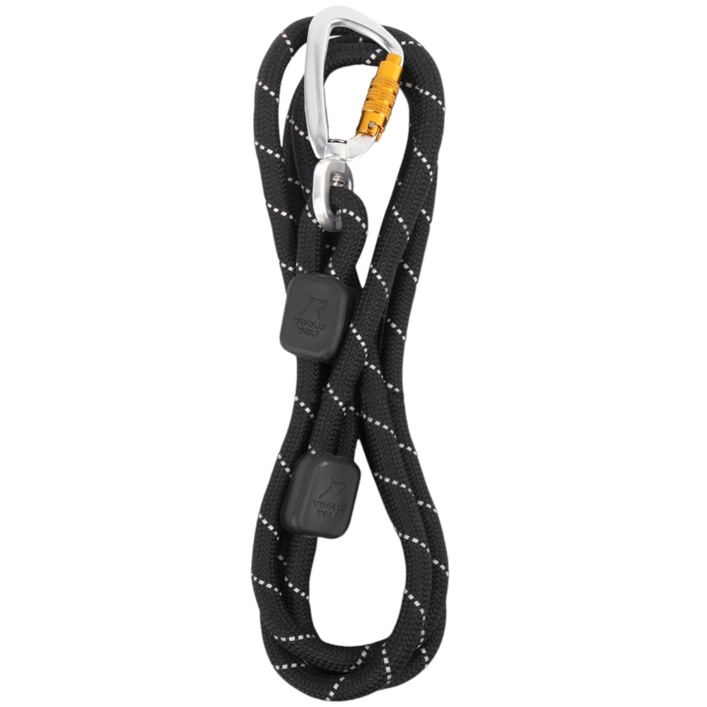 Rope Leash 10 mm Black