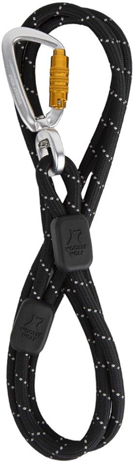 Rope Leash Thin 8 mm Black