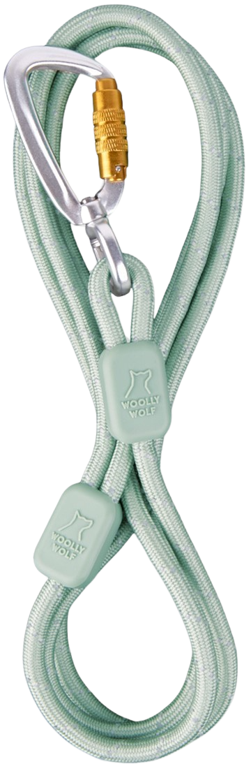 Rope Leash Thin 8 mm Glacier Green