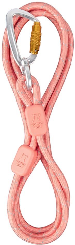 Rope Leash Thin 8 mm Salmon Pink
