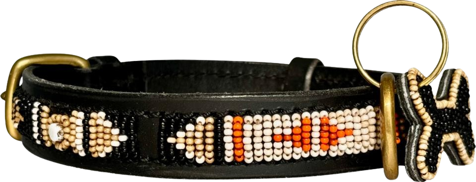 Skinny Swahili Antique Collar L 61 x 2